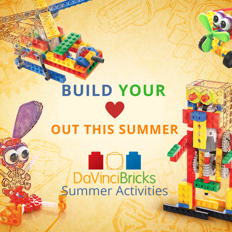 Robotics and STEM for children - DaVinci Bricks Summer Activity